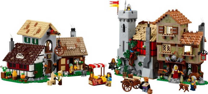 Powrót do przeszłości: LEGO Icons 10332 Średniowieczny plac miejski oficjalnie zaprezentowany