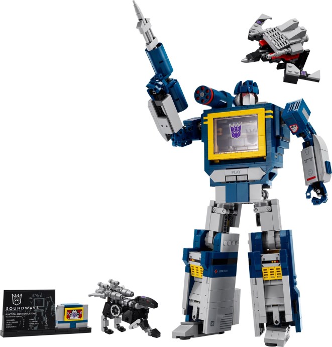 LEGO Soundwave (10358) oficjalnie zapowiedziany! Pierwszy Decepticon w serii Icons