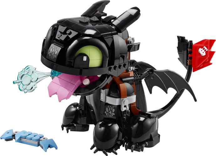 LEGO Icons 10375 Szczerbatek oficjalnie zapowiedziany! Kultowy smok z serii „Jak wytresować smoka” trafia do oferty LEGO.com