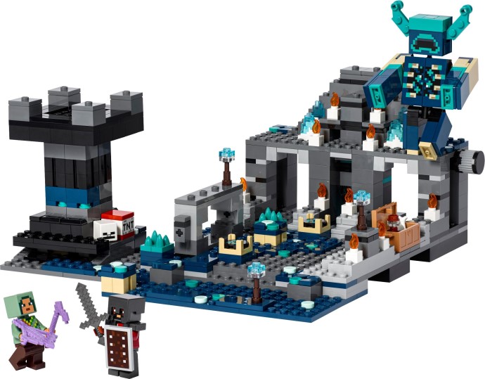 LEGO Minecraft 21246 Bitwa w mrocznej głębi – eksploracja podziemnego świata