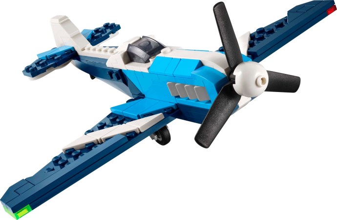 LEGO Creator 3-in-1 31160 Flieger: Rennflugzeug – wszechstronność w przestworzach