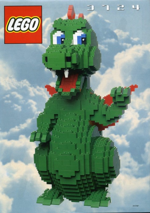 Powrót do klasyki: LEGO Sculptures 3724 Smok Olli