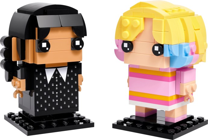 LEGO BrickHeadz 40750 Wednesday i Enid – mroczny duet w klockowym wydaniu