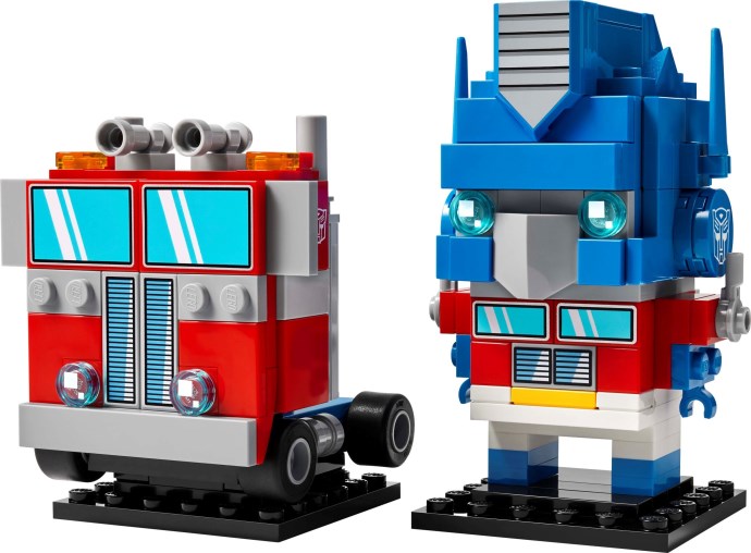 LEGO Transformers 40803 Optimus Prime – kultowy lider Autobotów w nowej odsłonie BrickHeadz!