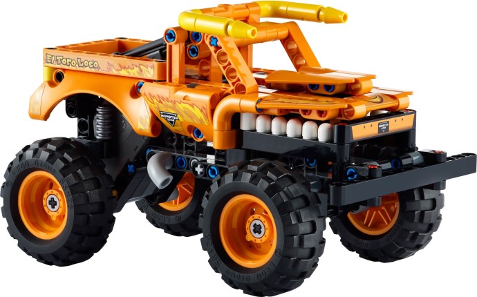 LEGO Technic 42135 Monster Jam El Toro Loco – widowiskowy monster truck z napędem pull-back
