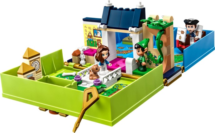 LEGO Disney 43220 Książka z przygodami Piotrusia Pana i Wendy – magiczna podróż w kompaktowym wydaniu
