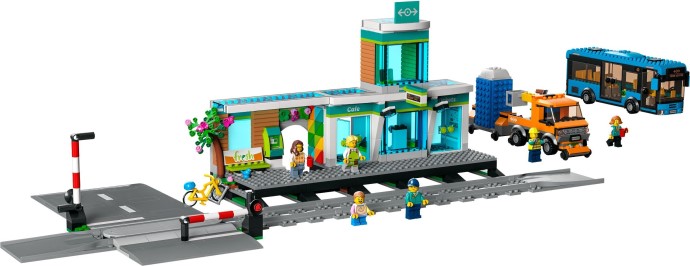 LEGO City 60335 Dworzec Kolejowy – wszechstronne centrum miejskiego transportu