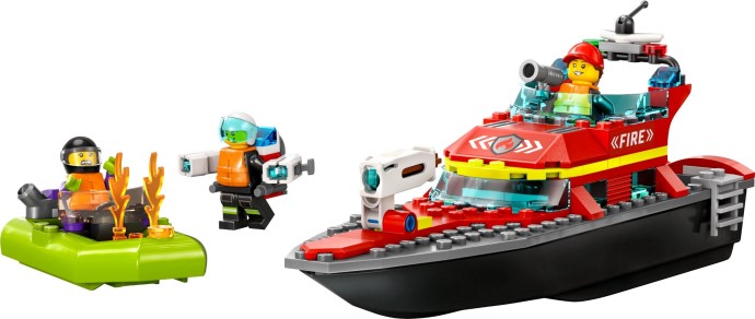 Świetna okazja na zestaw LEGO City: Łódź strażacka (60373) w obniżonej cenie