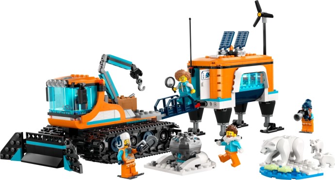 LEGO City 60378 Ciężarówka i mobilne laboratorium badawcze – arktyczna przygoda w szczegółach