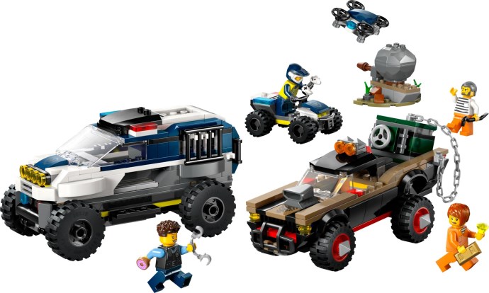 Świetna okazja na zestaw LEGO City 60449 Pościg terenówką policyjną w niższej cenie!