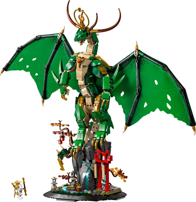 Nowy Wächterdrache z serii LEGO Ninjago (71848 / 71847) zaskakuje innowacyjnymi materiałami tekstylnymi!