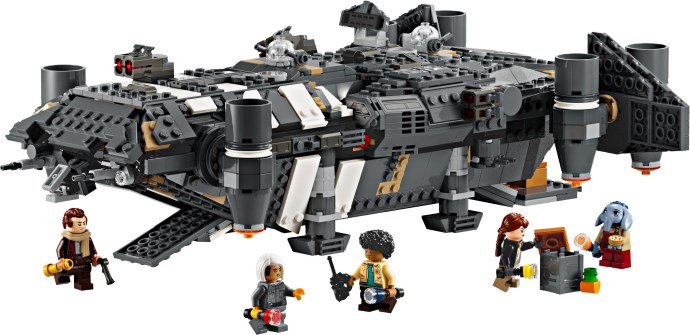 LEGO Star Wars Onyx Cinder (75374) oficjalnie ujawniony! Nowy statek z serii Skeleton Crew