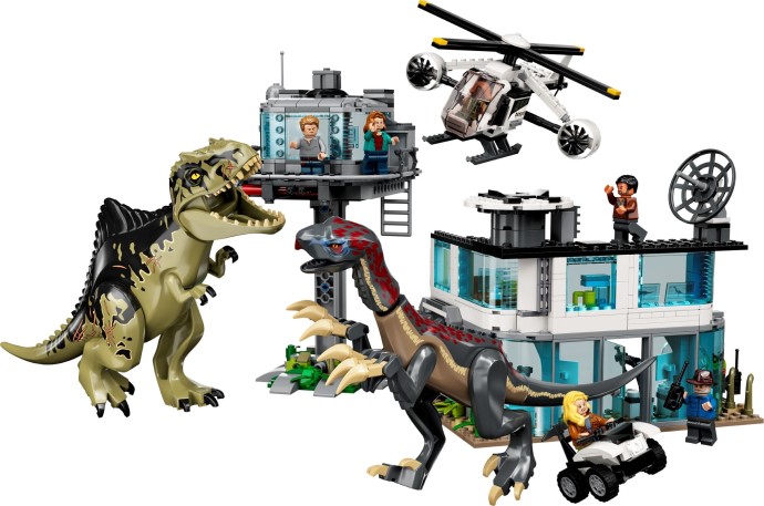 LEGO Jurassic World 76949 Atak giganotozaura i terizinozaura – szczegółowy przegląd zestawu