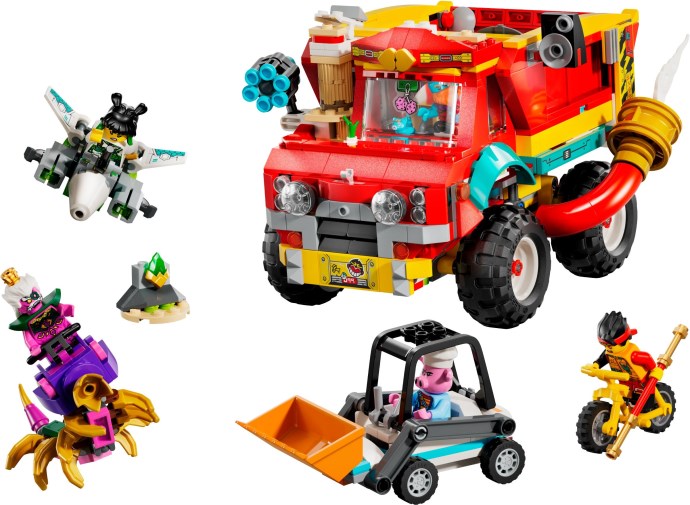 LEGO Monkie Kid 80055 Monkie Kids Power-Teamtruck – mobilna baza bohaterów wkracza do akcji